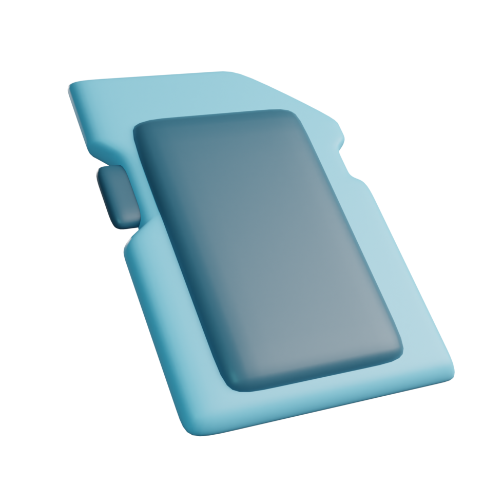 3D Illustration of SDHC png