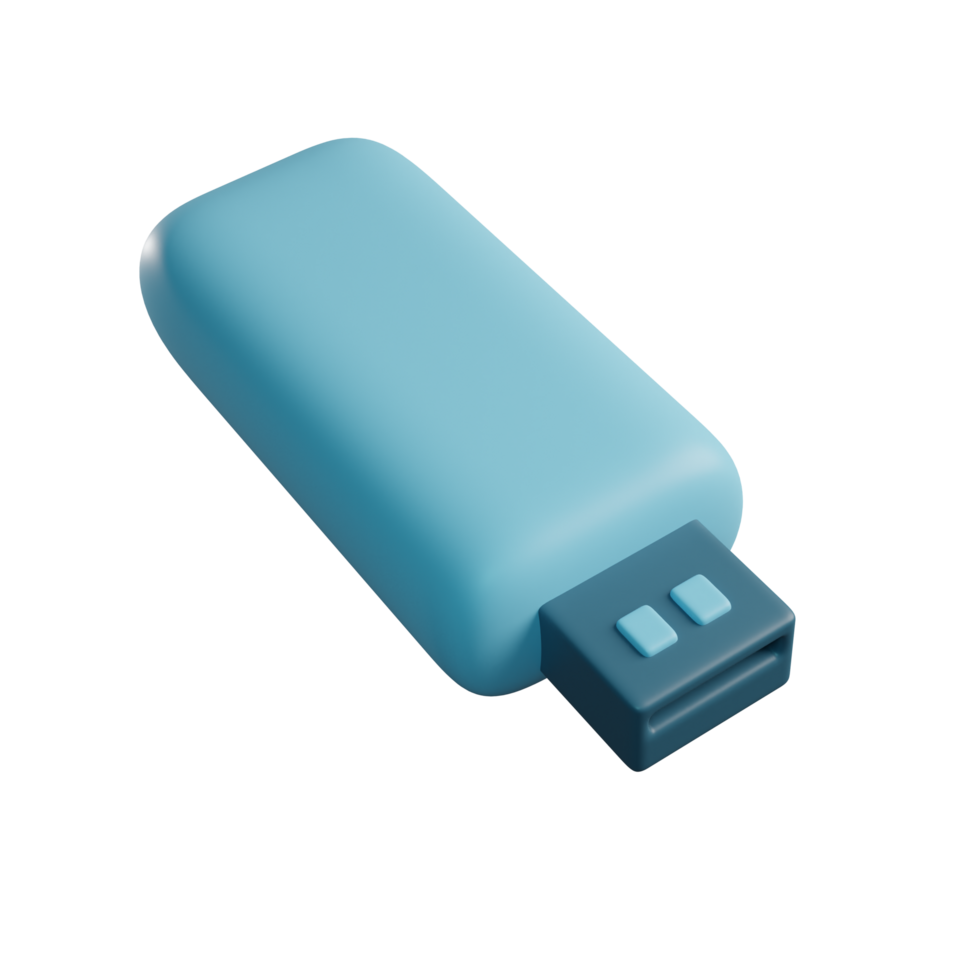 3D Illustration of Flashdrive png