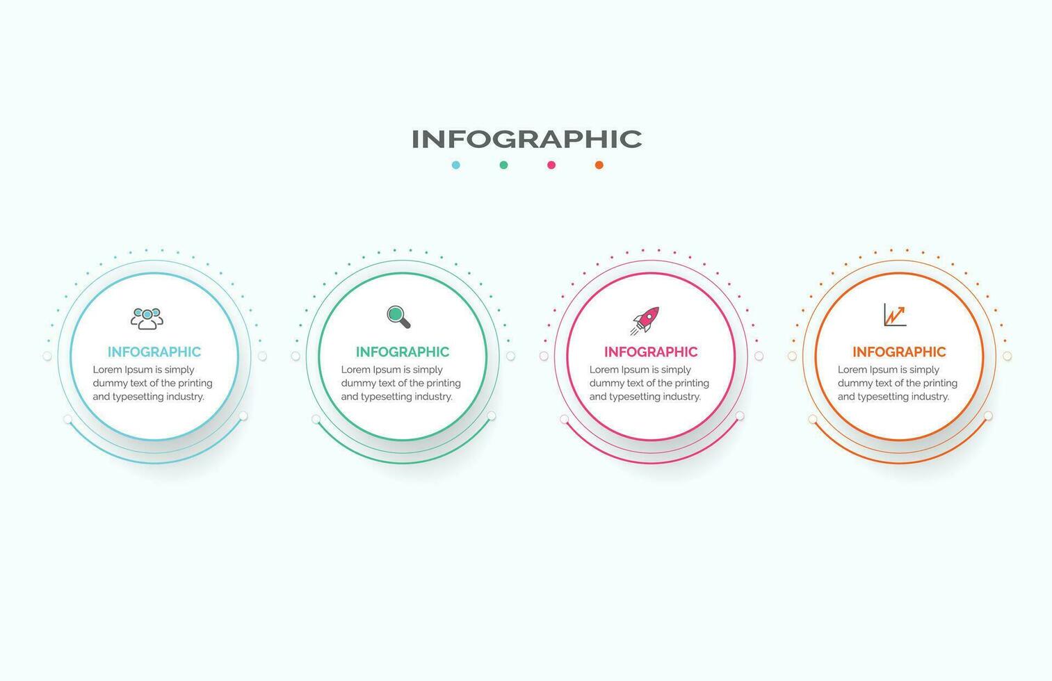 Business data visualization. Process chart. Abstract elements of graph, diagram with 4 steps, options, parts, or processes. Vector business template infographic, design, vector,2,3,4,5,6,