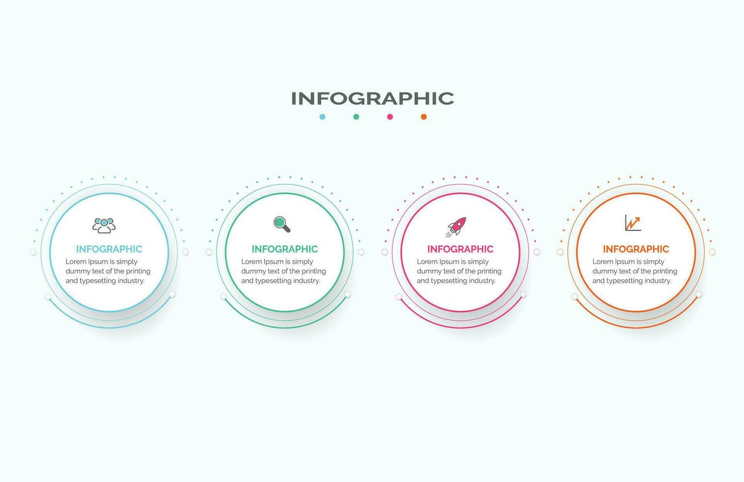 Business data visualization. Process chart. Abstract elements of graph, diagram with 4 steps, options, parts, or processes. Vector business template infographic, design, vector,2,3,4,5,6,