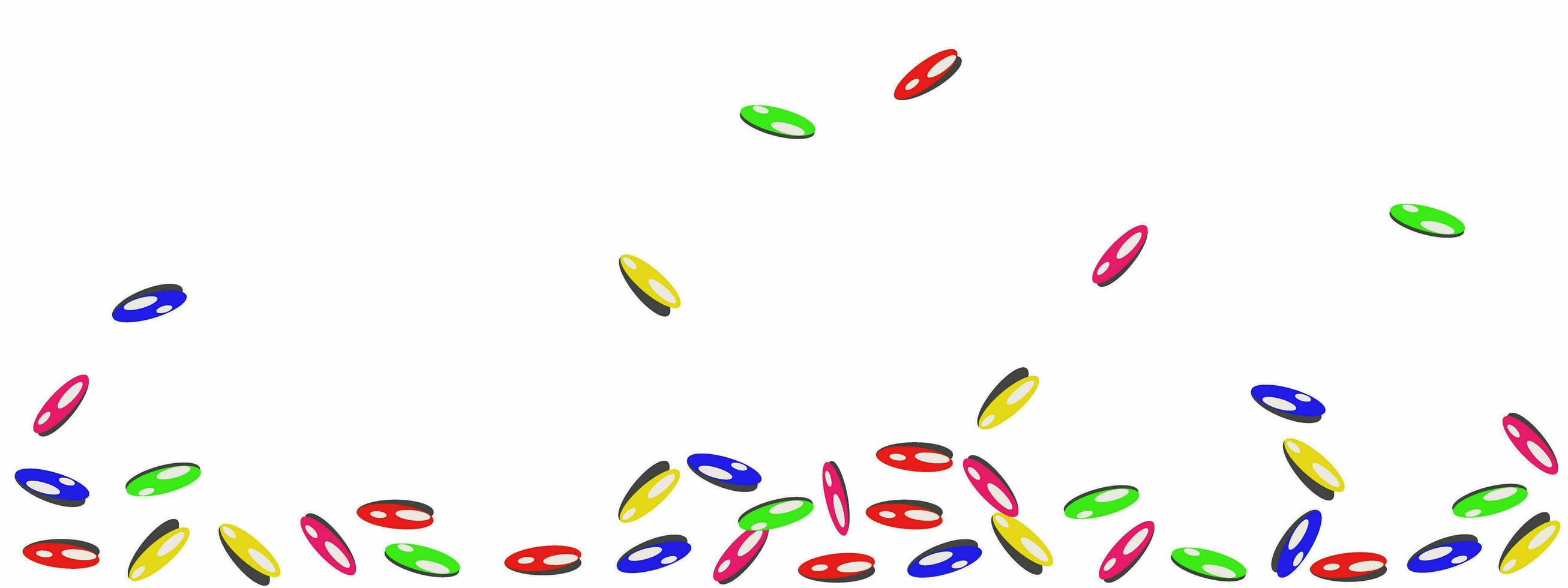 Colorful ellipse element with black shadow. Can be used for decoration or background photo