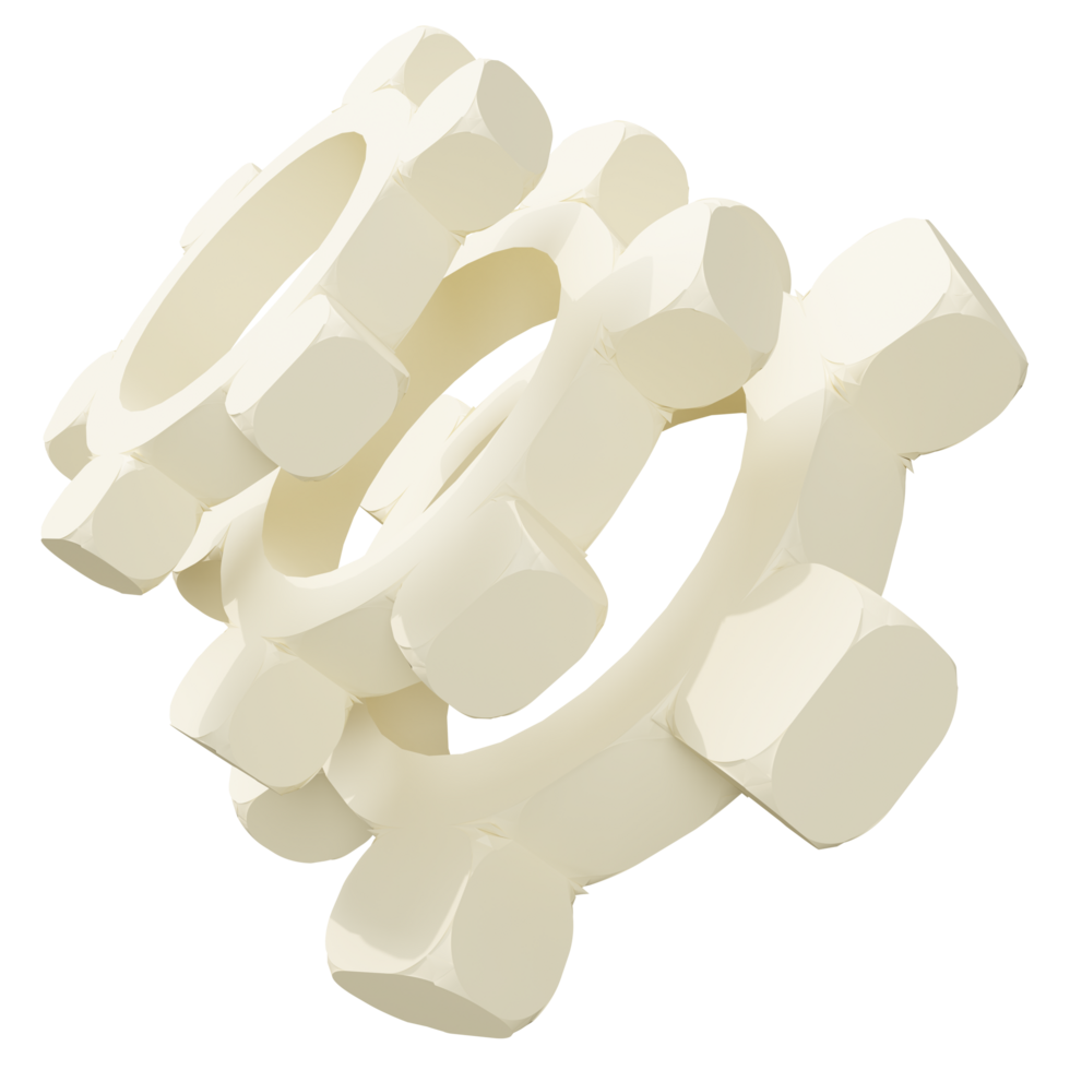 3d abstrait équipement mécanisme roues png