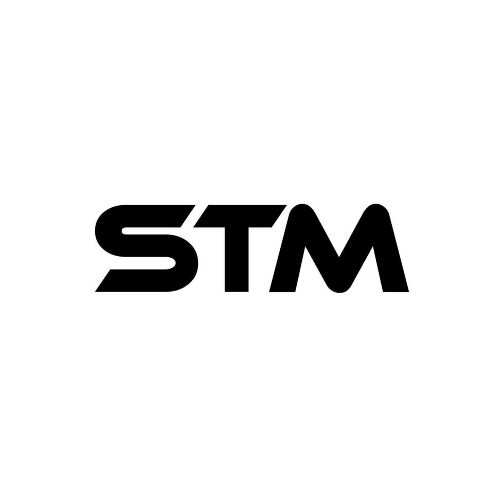 stm letra logo diseño, inspiración para un único identidad. moderno elegancia y creativo diseño. filigrana tu éxito con el sorprendentes esta logo. vector