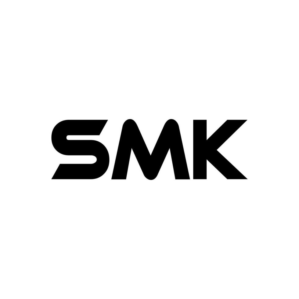 smk letra logo diseño, inspiración para un único identidad. moderno elegancia y creativo diseño. filigrana tu éxito con el sorprendentes esta logo. vector