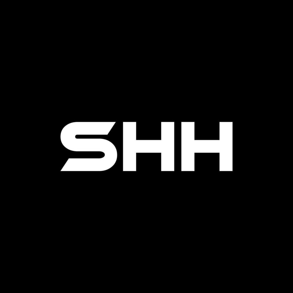 SHH Letter Logo Design, Inspiration for a Unique Identity. Modern Elegance and Creative Design. Watermark Your Success with the Striking this Logo. vector