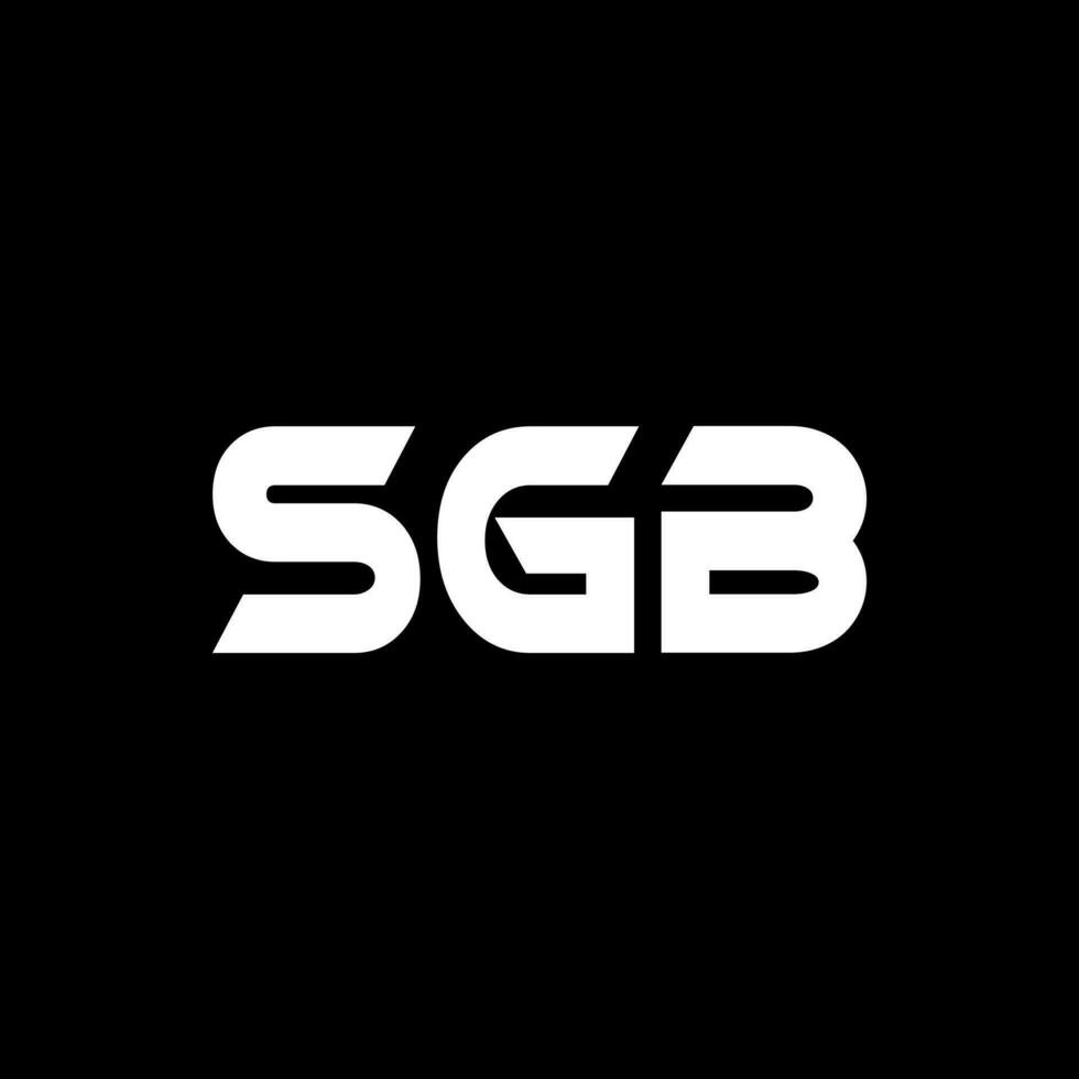 SGB Letter Logo Design, Inspiration for a Unique Identity. Modern Elegance and Creative Design. Watermark Your Success with the Striking this Logo. vector