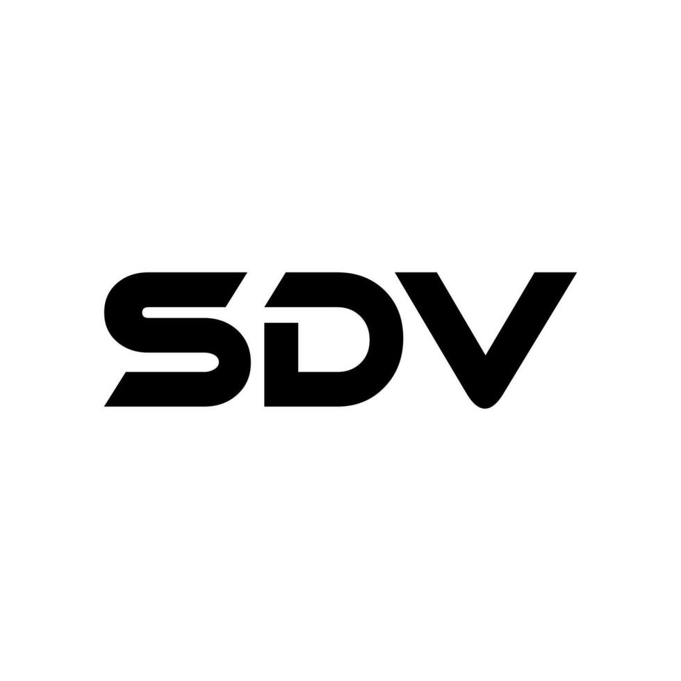 sdv letra logo diseño, inspiración para un único identidad. moderno elegancia y creativo diseño. filigrana tu éxito con el sorprendentes esta logo. vector