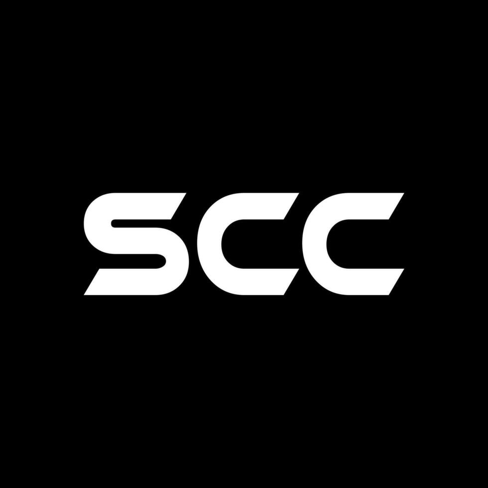 SCC Letter Logo Design, Inspiration for a Unique Identity. Modern Elegance and Creative Design. Watermark Your Success with the Striking this Logo. vector