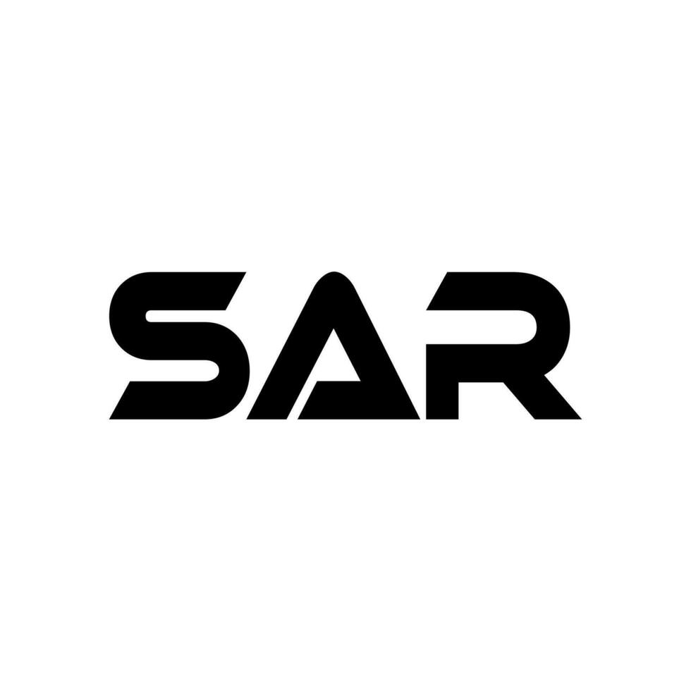 SAR Logo Design, Inspiration for a Unique Identity. Modern Elegance and Creative Design. Watermark Your Success with the Striking this Logo. vector