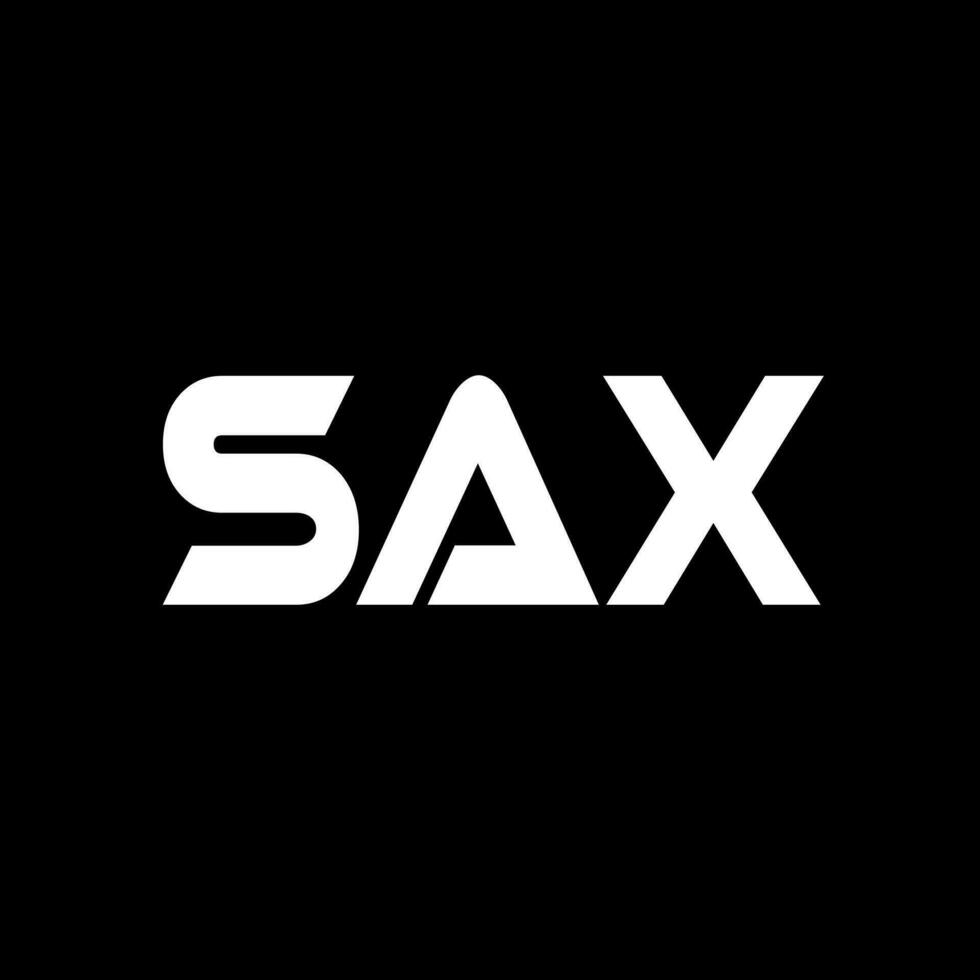 SAX Logo Design, Inspiration for a Unique Identity. Modern Elegance and Creative Design. Watermark Your Success with the Striking this Logo. vector