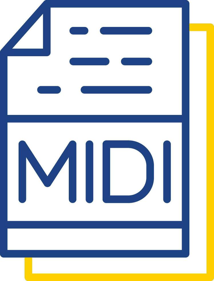 Midi Vector Icon Design
