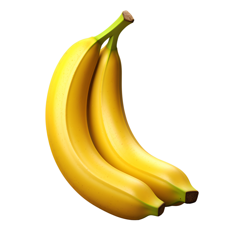 AI Generative Banana No Background Image Applicable to any context Perfect for print on demand merchandise png