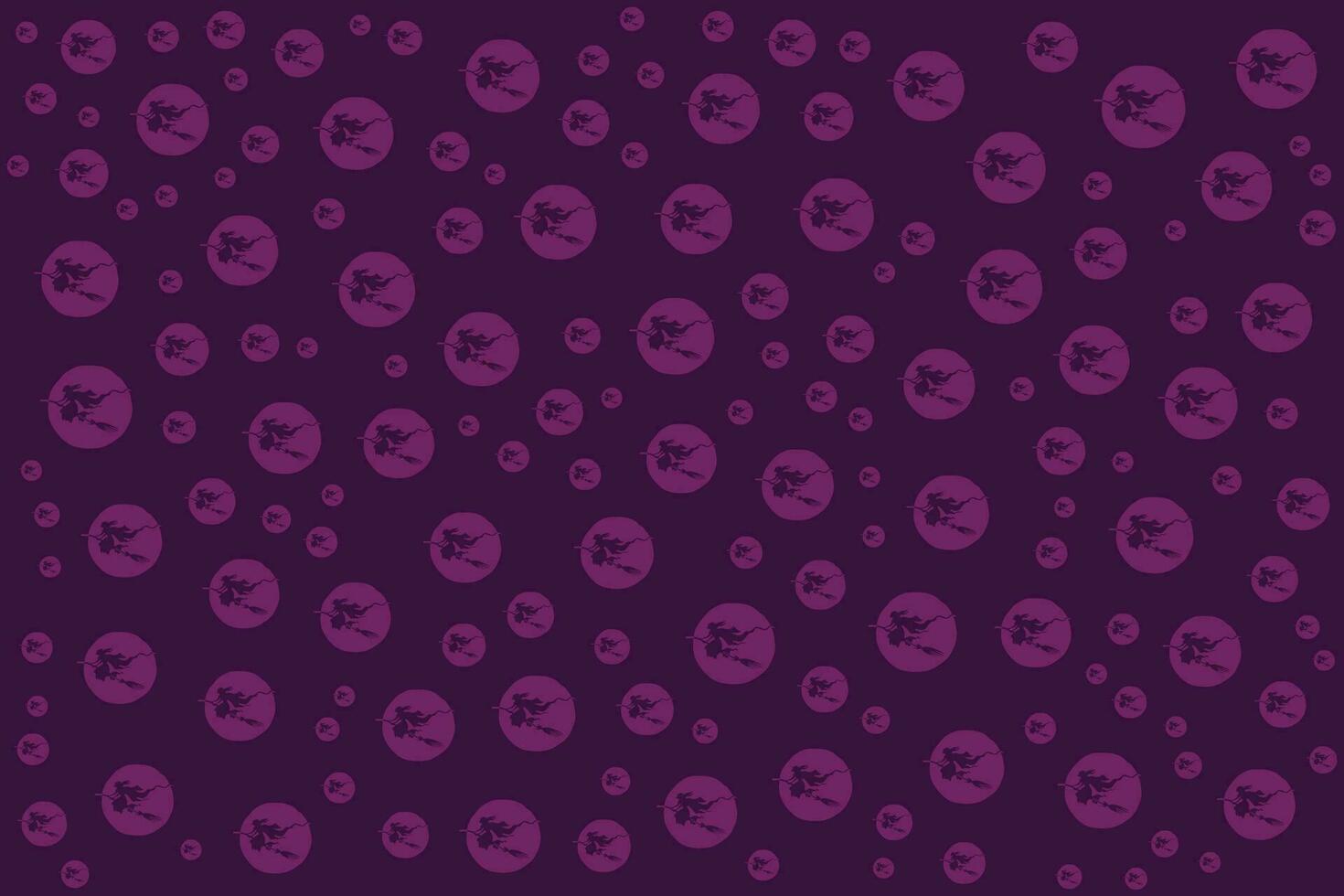 Hand drawn flat Halloween pattern design vector