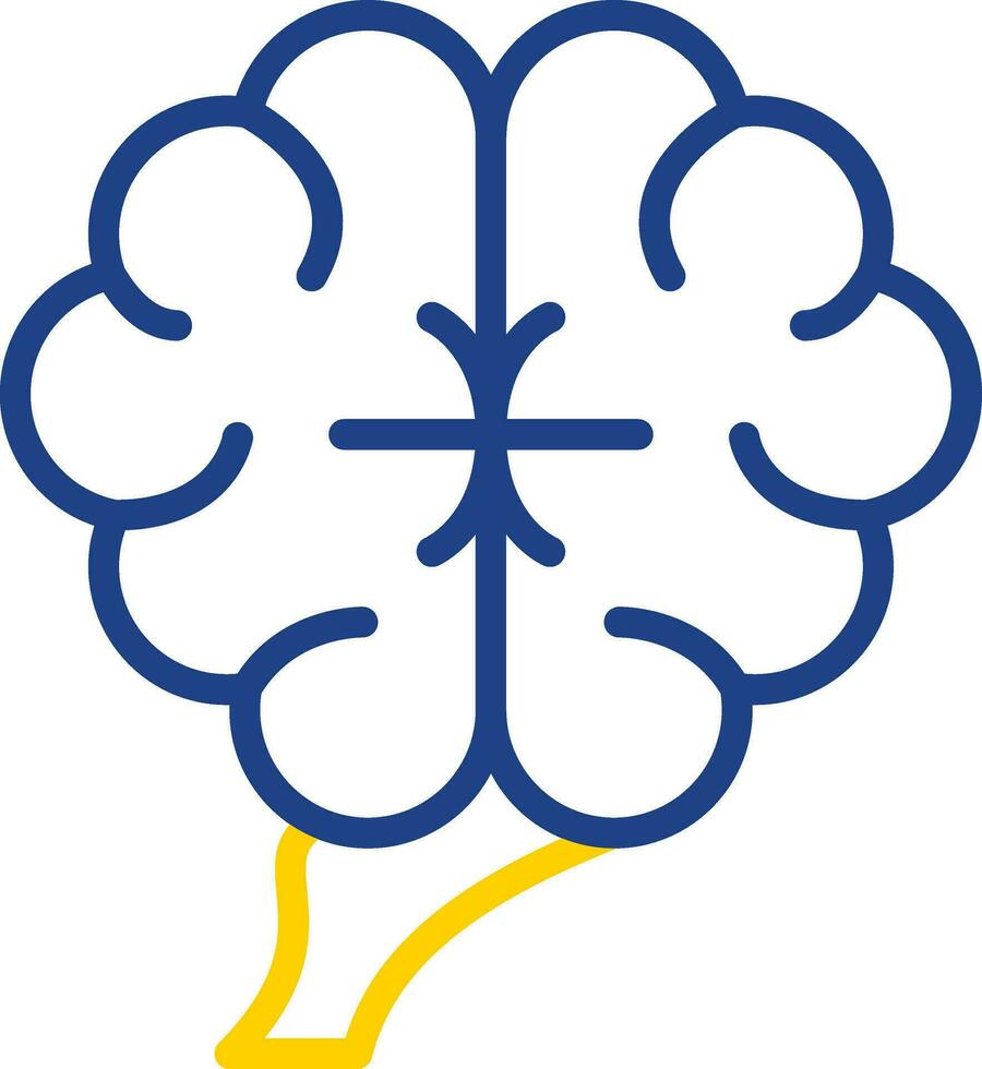 humano cerebro vector icono diseño