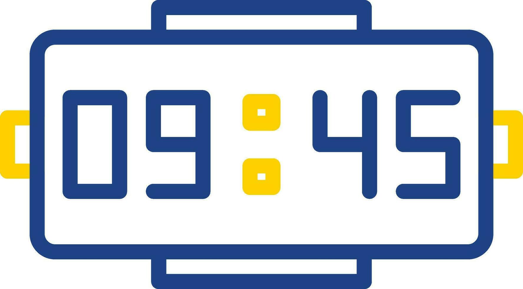 Digital clock Vector Icon Design