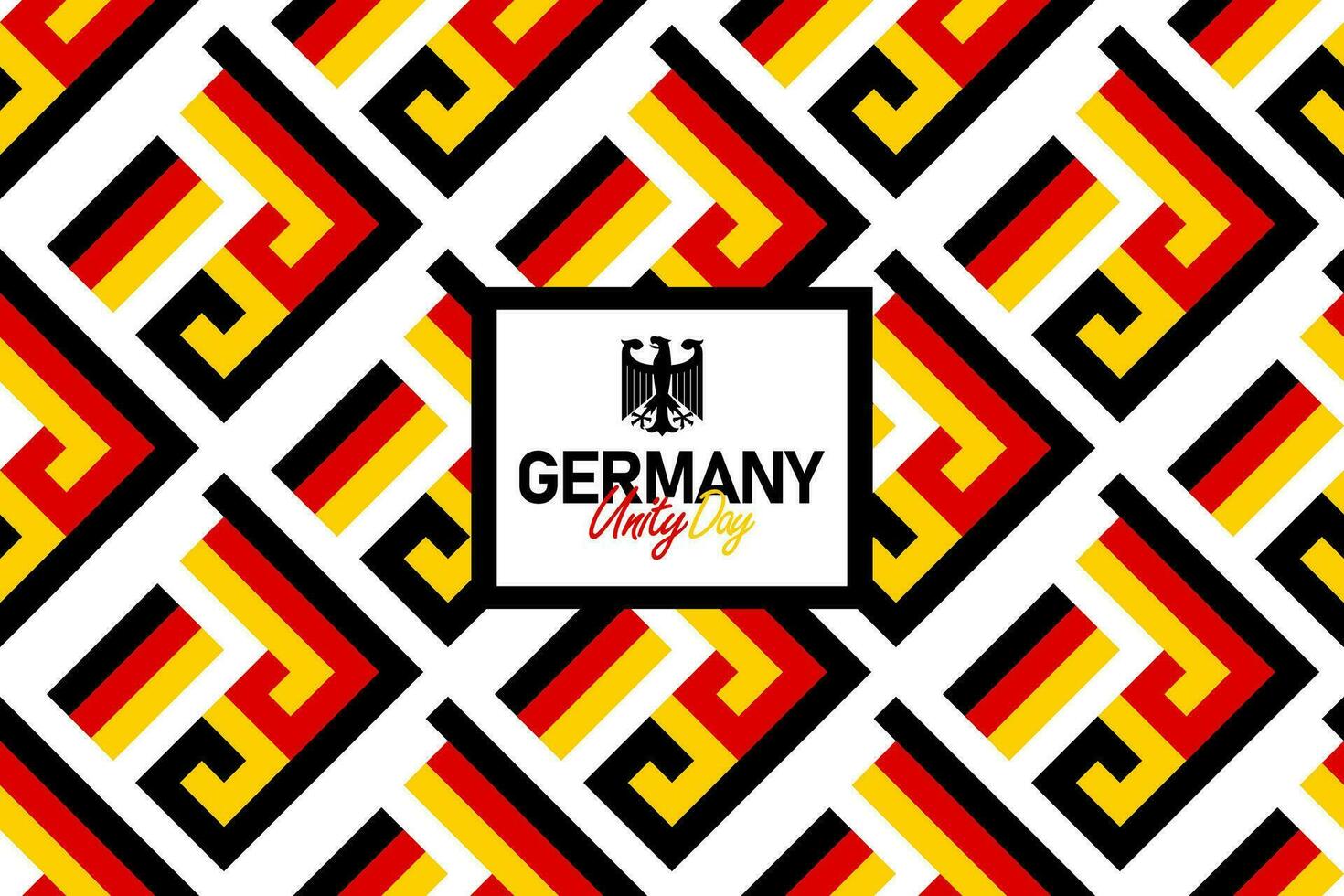 alemán unidad día sin costura modelo con el Alemania bandera colores, unidad día antecedentes vector