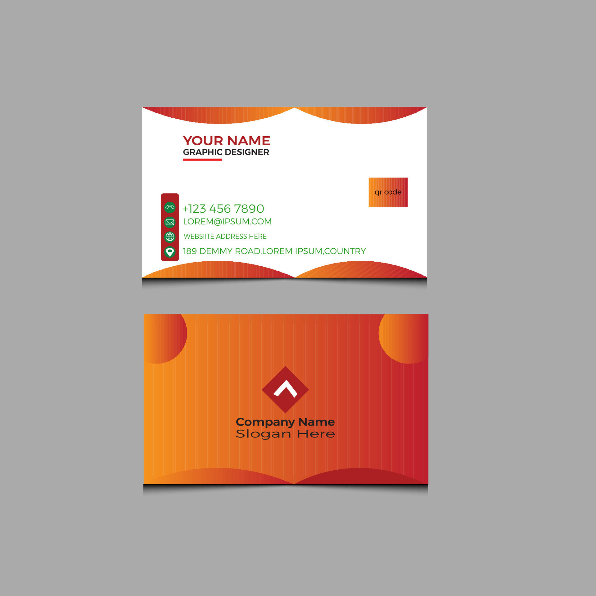 business card free download template 29146891 Vector Art at Vecteezy
