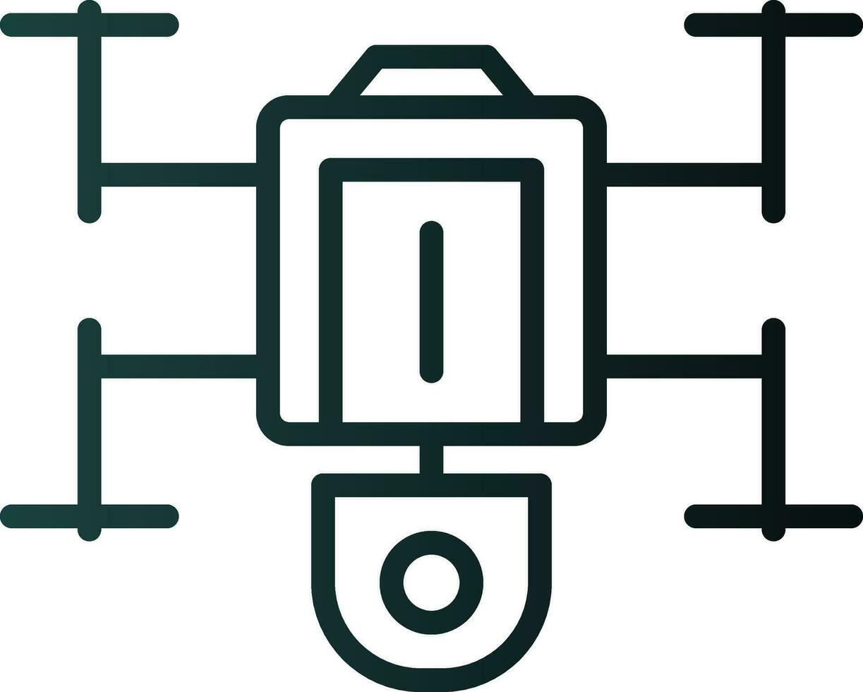 Drone Vector Icon Design