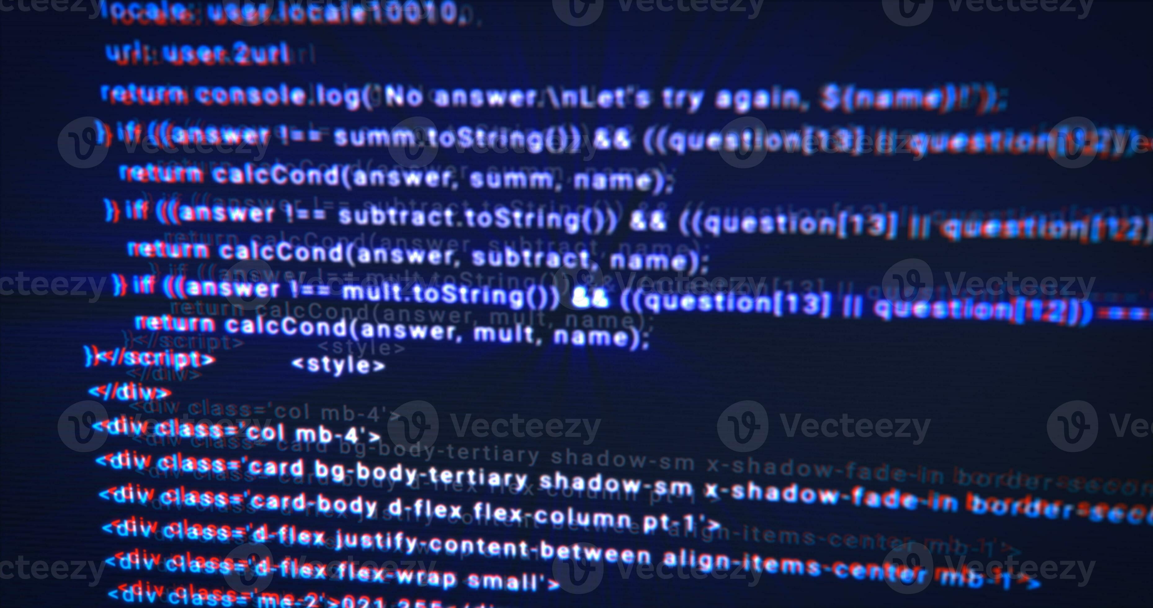 The process of writing a digital code by a programmer in a programming ...