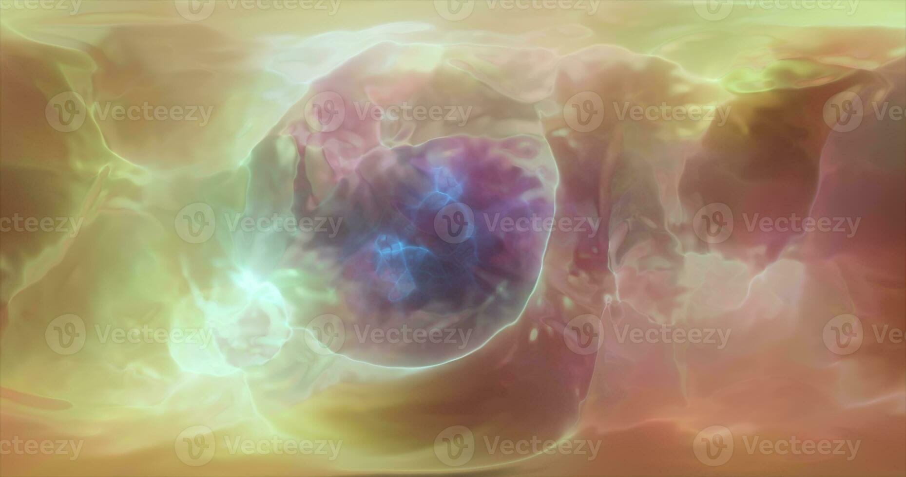 Abstract green iridescent multicolored energy magical bright glowing liquid plasma background photo