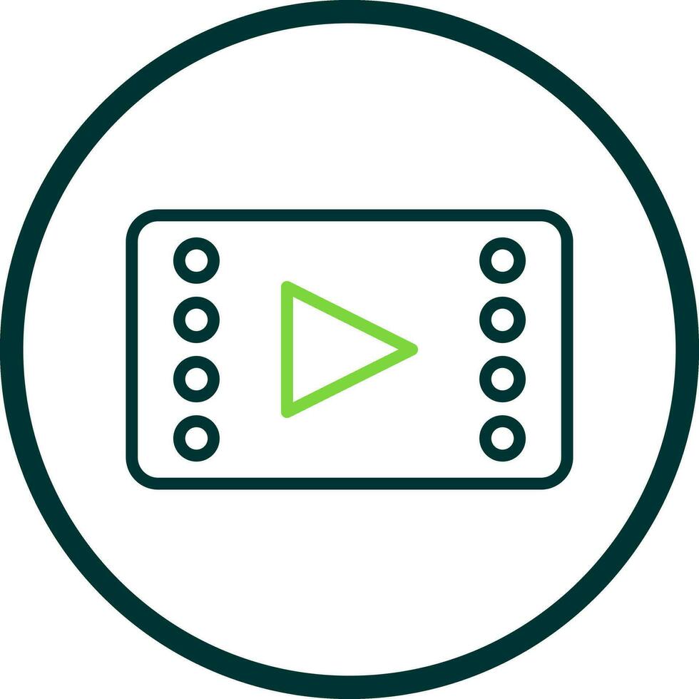Video player Vector Icon Design