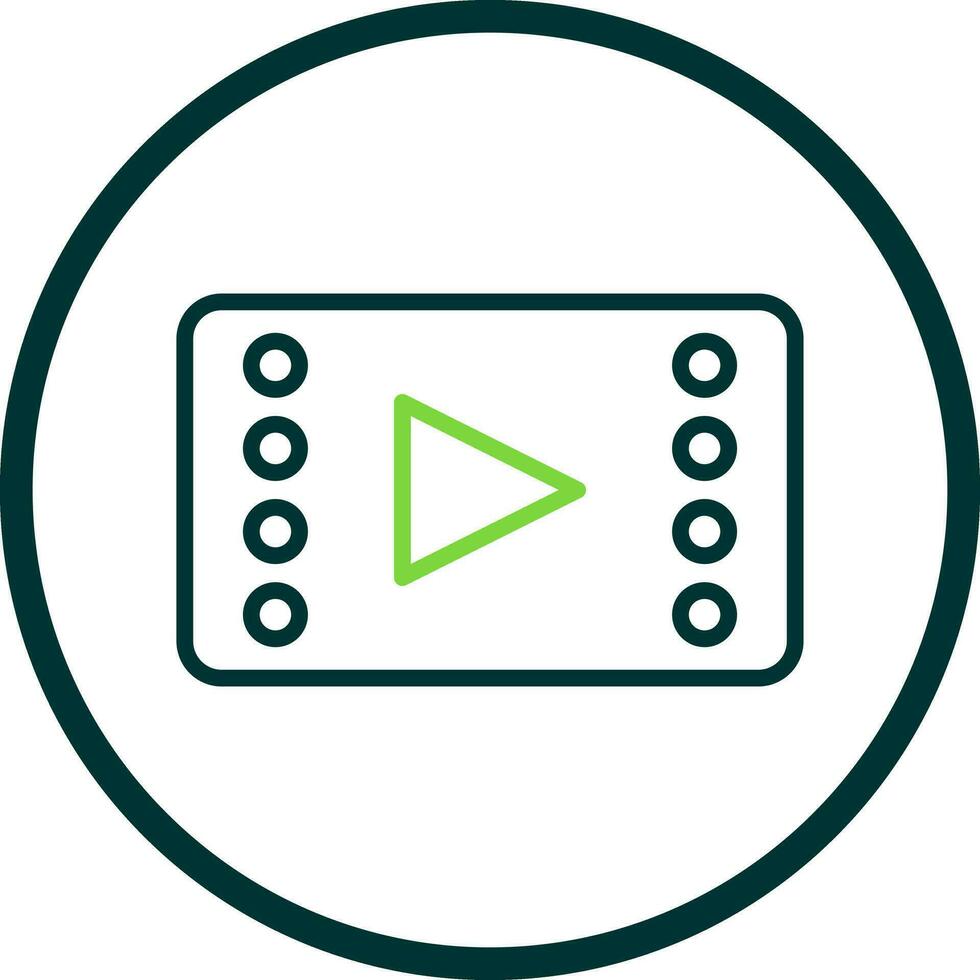 Video player Vector Icon Design