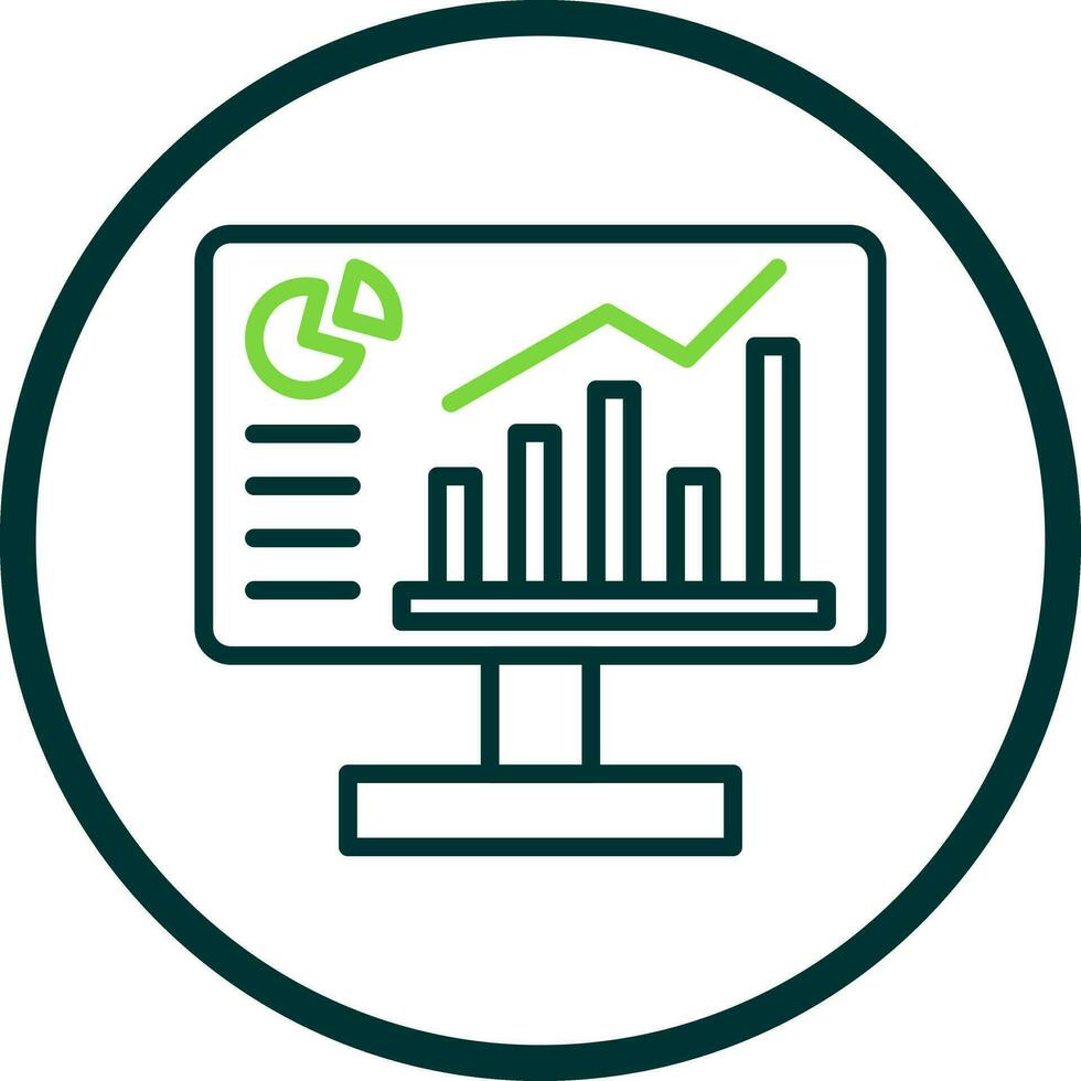 Analytics Vector Icon Design