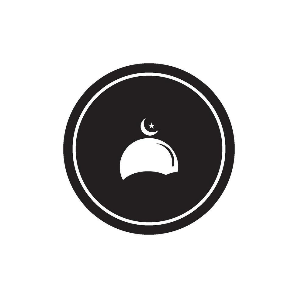 mosque icon vector