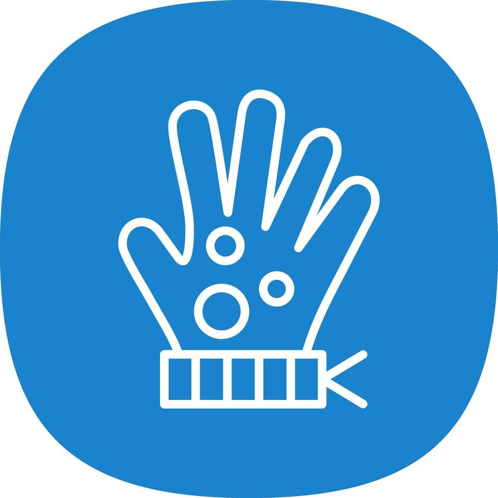 Glove Vector Icon Design
