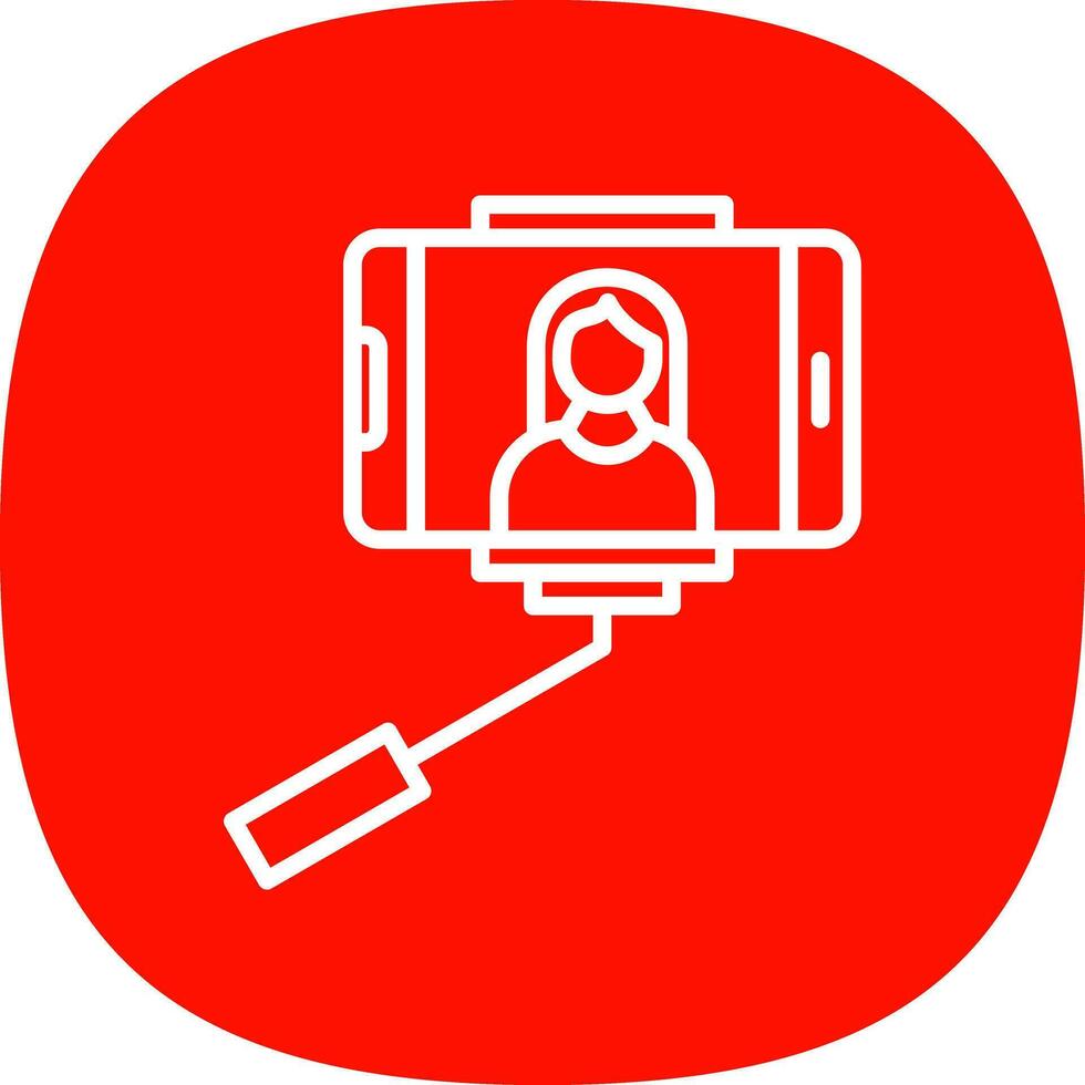 Selfie stick Vector Icon Design