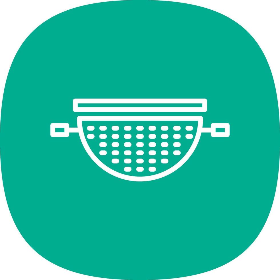 Strainer Vector Icon Design
