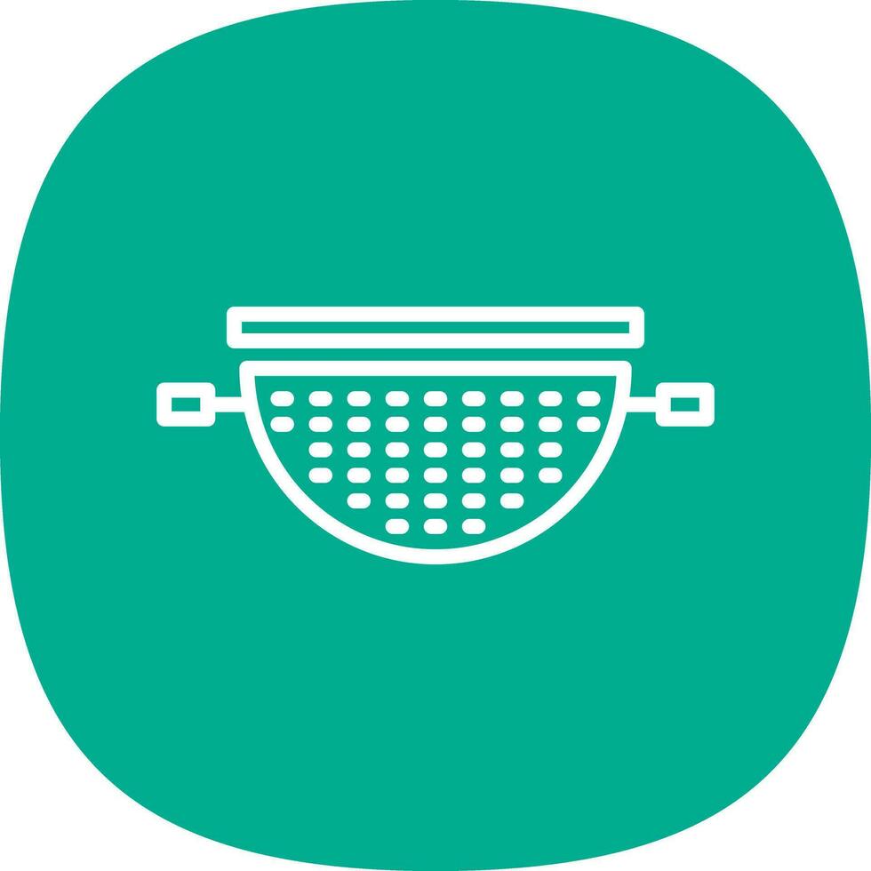 Strainer Vector Icon Design