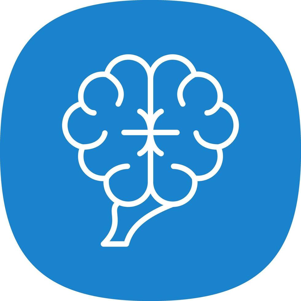 Human brain Vector Icon Design