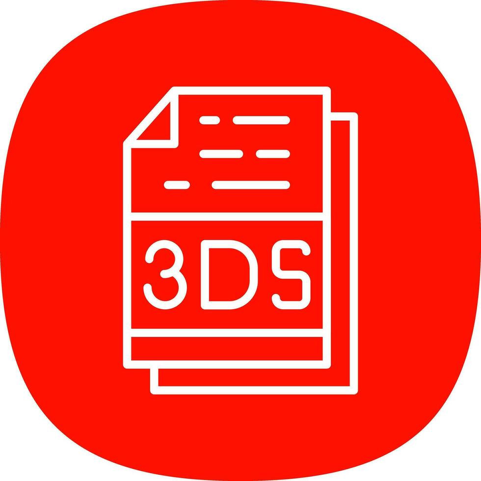 3ds archivo formato vector icono diseño