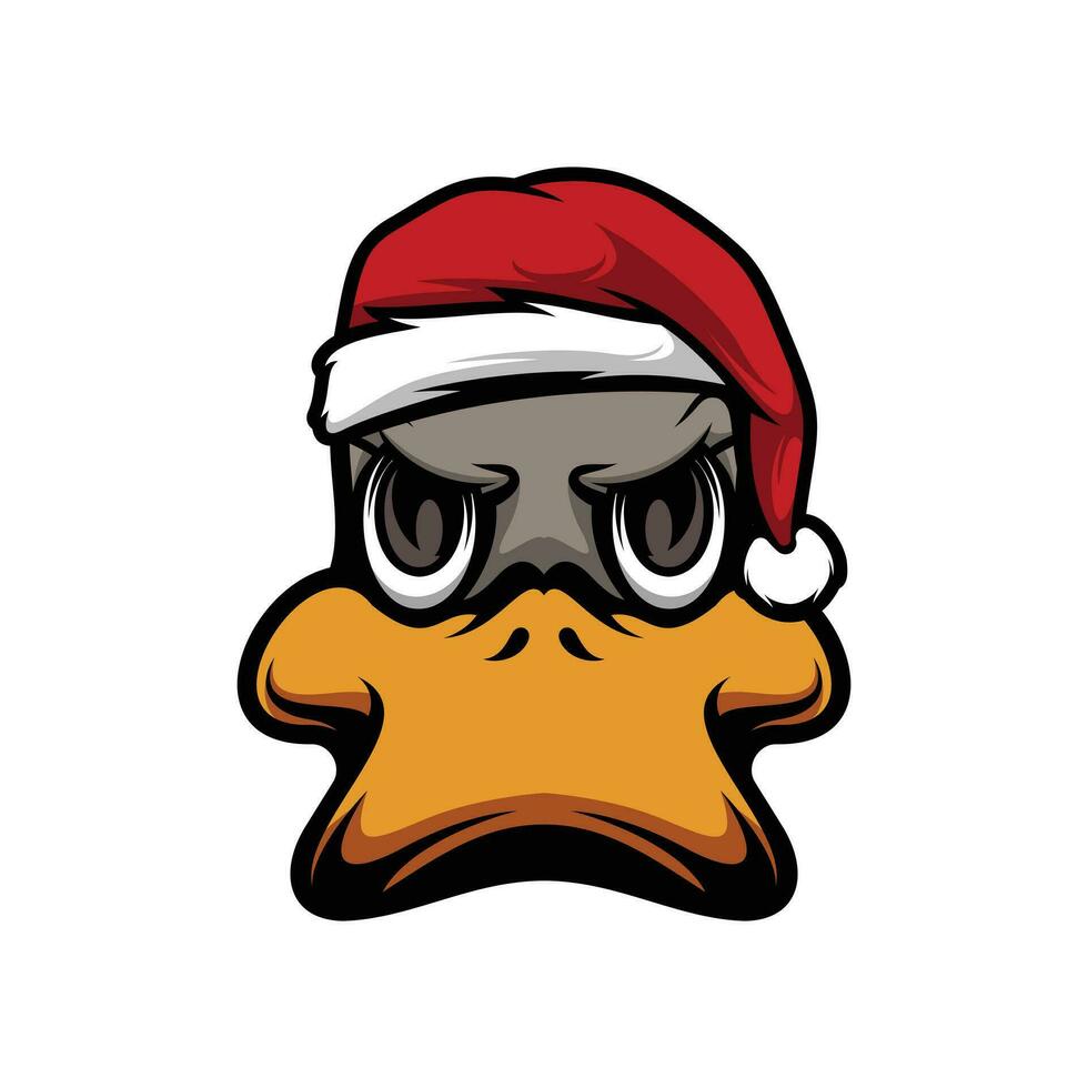 Pato Navidad vector diseño
