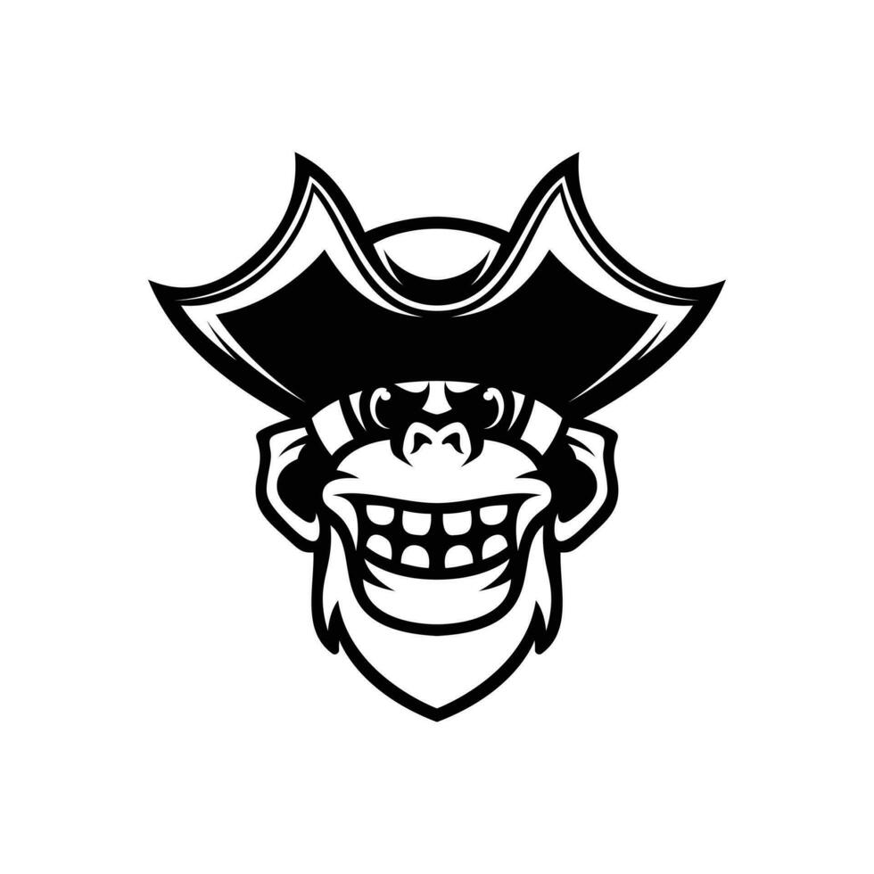 Yeti Pirates Outline vector