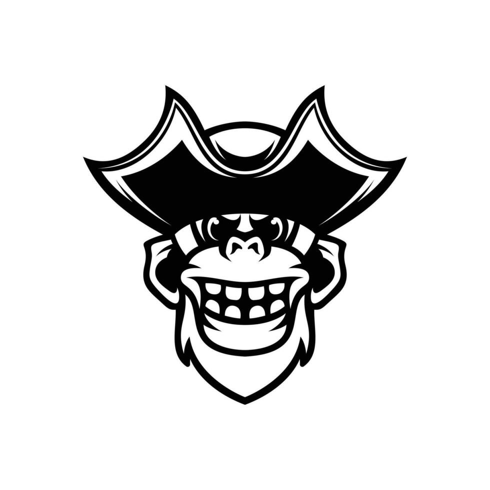 Yeti Pirates Outline vector