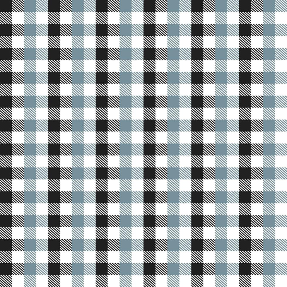 Grey and black plaid pattern with oblique line inside background. plaid pattern background. plaid background. Seamless pattern. for backdrop, decoration, gift wrapping, gingham tablecloth, blanket. vector