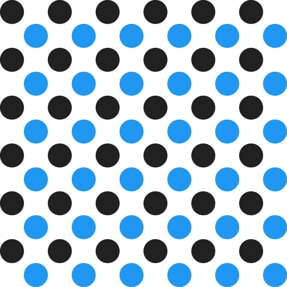 Blue and black dot pattern background. Polkadot. Dot background. Seamless pattern. for backdrop, decoration, Gift wrapping vector