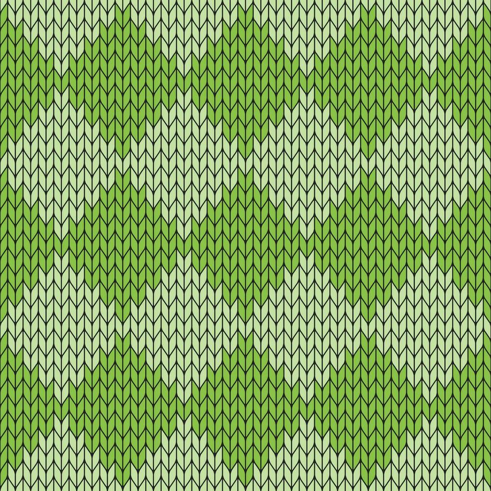 Light green knitted pattern. knitted vector pattern. Seamless gradient pattern for clothing, wrapping paper, backdrop, background, gift card.