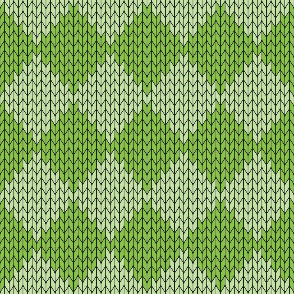 Light green knitted pattern. knitted vector pattern. Seamless gradient pattern for clothing, wrapping paper, backdrop, background, gift card.