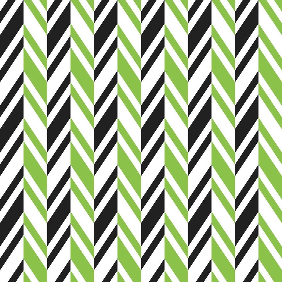 Light green and black herringbone pattern. Herringbone vector pattern. Seamless geometric pattern for clothing, wrapping paper, backdrop, background, gift card.