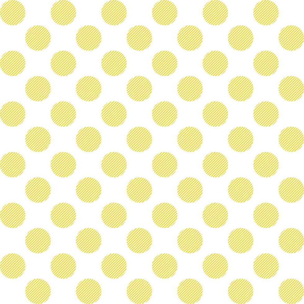 Yellow dot pattern with oblique line background. Polkadot. Dot background. Seamless pattern. for backdrop, decoration, Gift wrapping vector