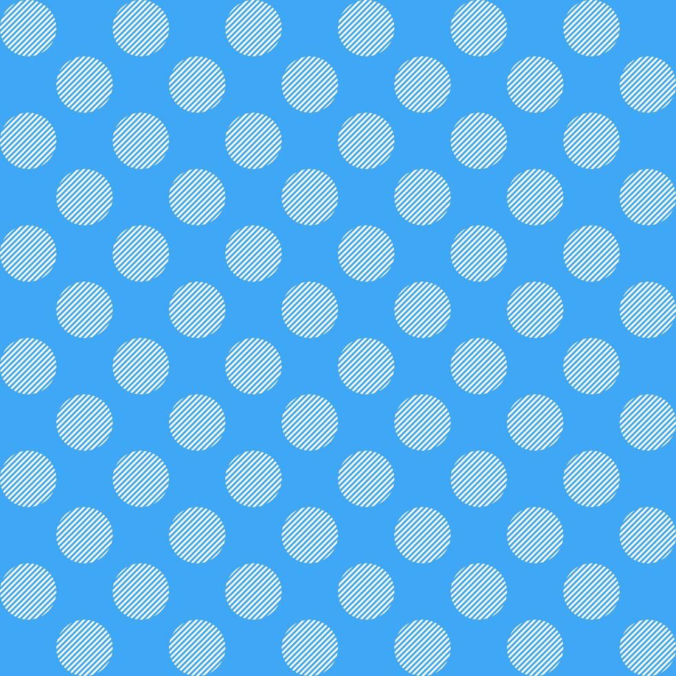 White dot pattern with oblique line on blue background. Polkadot. Dot background. Seamless pattern. for backdrop, decoration, Gift wrapping vector