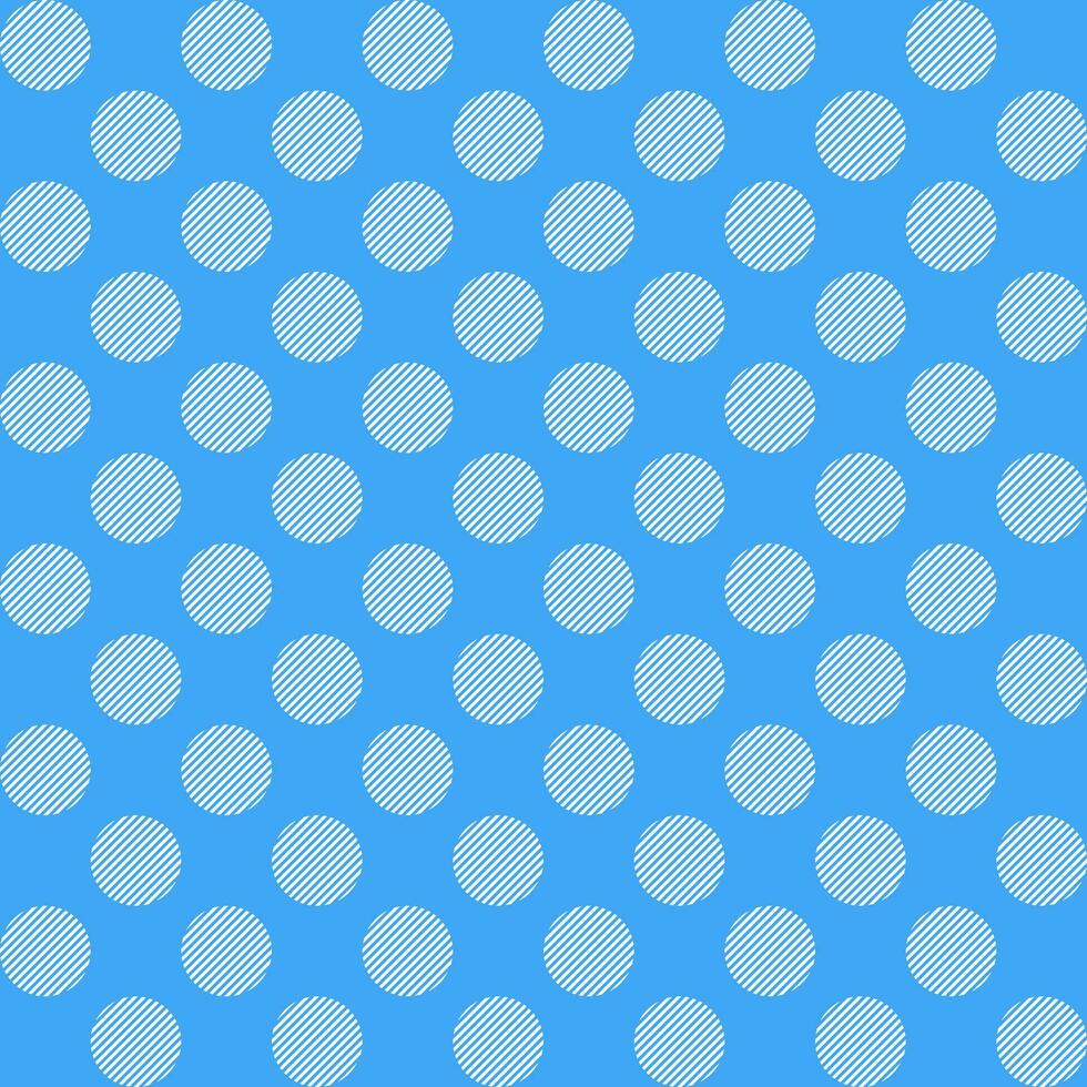 White dot pattern with oblique line on blue background. Polkadot. Dot background. Seamless pattern. for backdrop, decoration, Gift wrapping vector