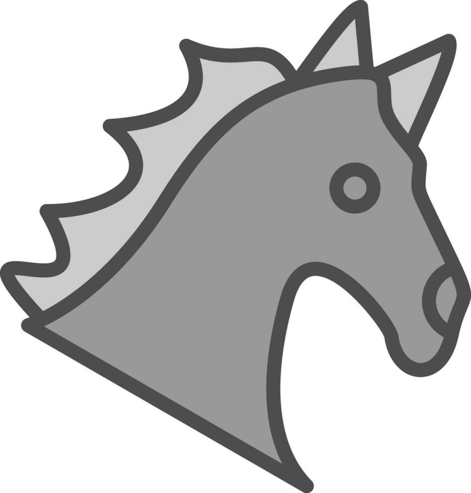 diseño de icono de vector de caballo