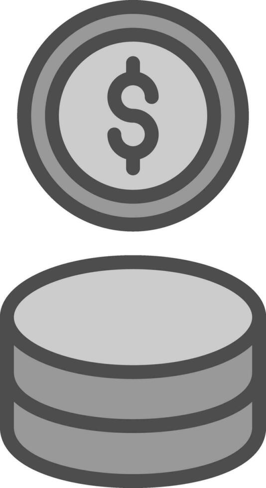 Coin Vector Icon Design