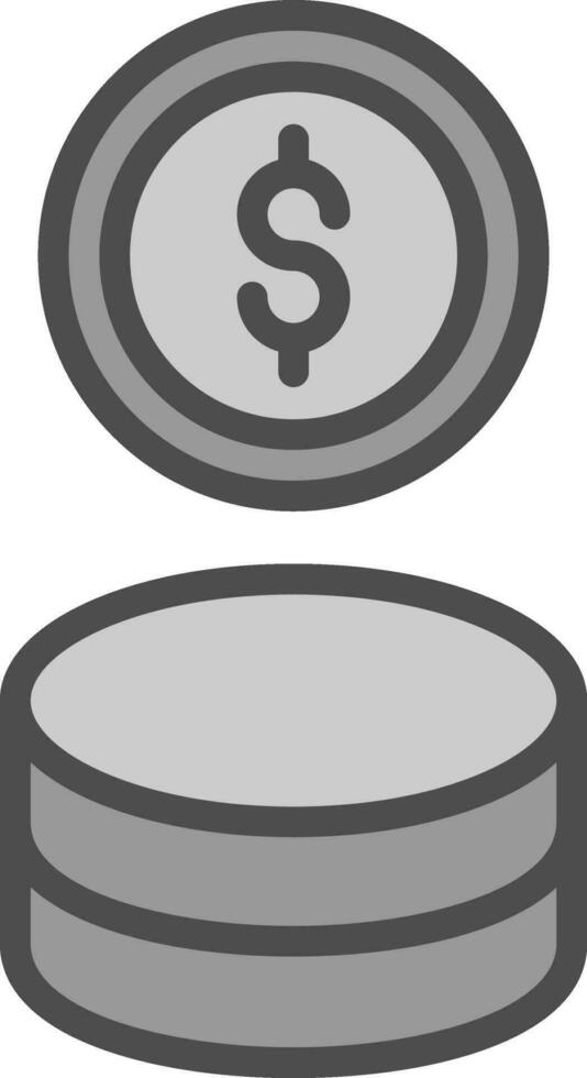 diseño de icono de vector de moneda