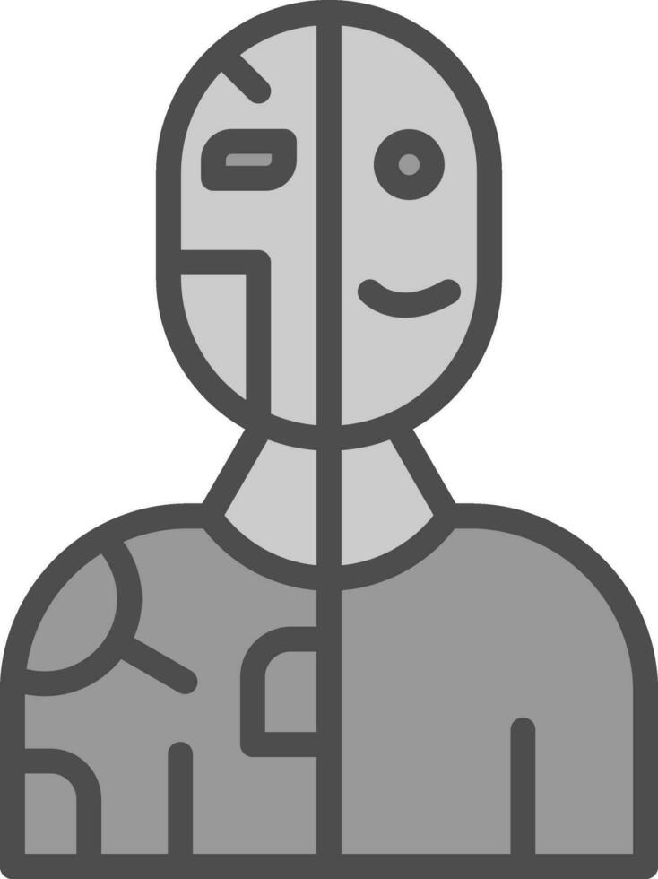 Humanoid Vector Icon Design