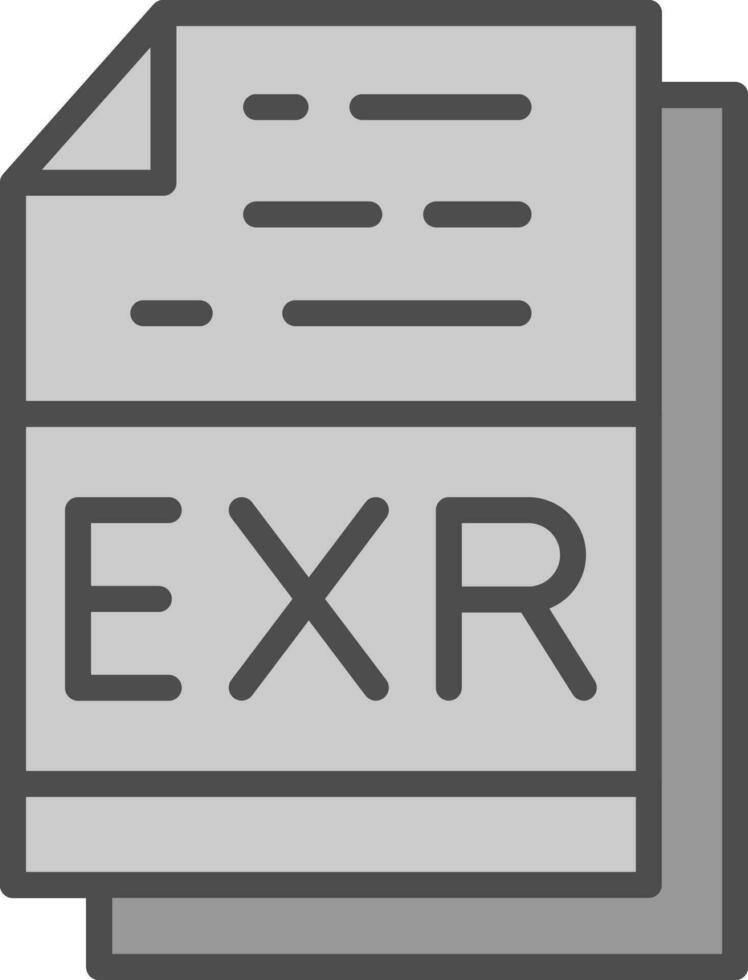 Exr Vector Icon Design